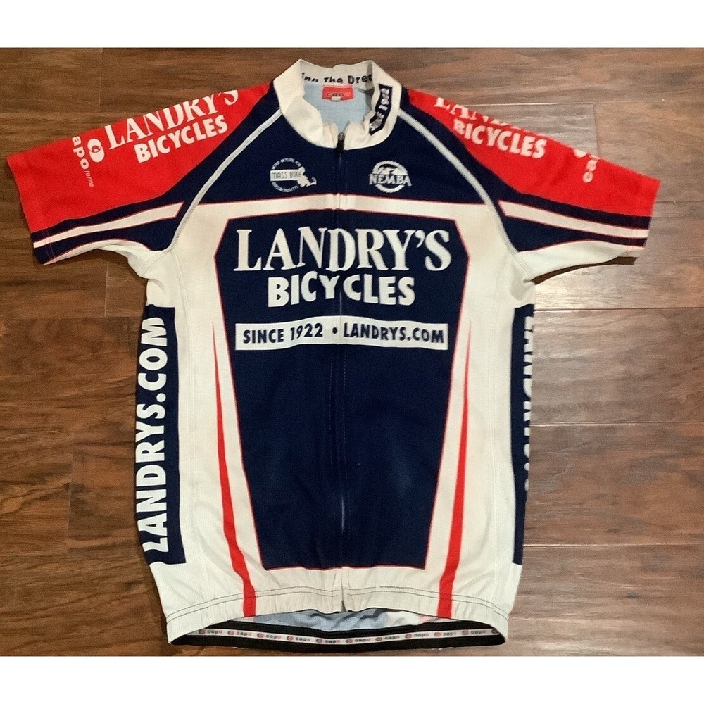 Cap Landrys Cycling Jersey Full Zip Multicolor M Men's